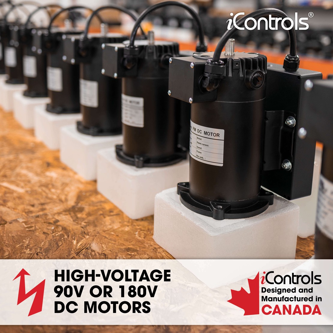 90V or 180V direct-drive DC motors: the better choice for your commercial door operator