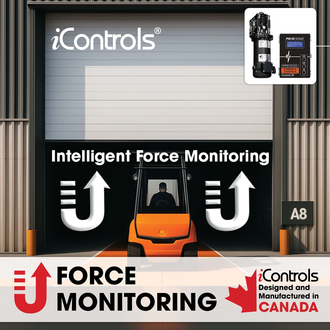 Monitoreo inteligente de fuerza PULSE: cómo mejorar la seguridad de las puertas basculantes comerciales