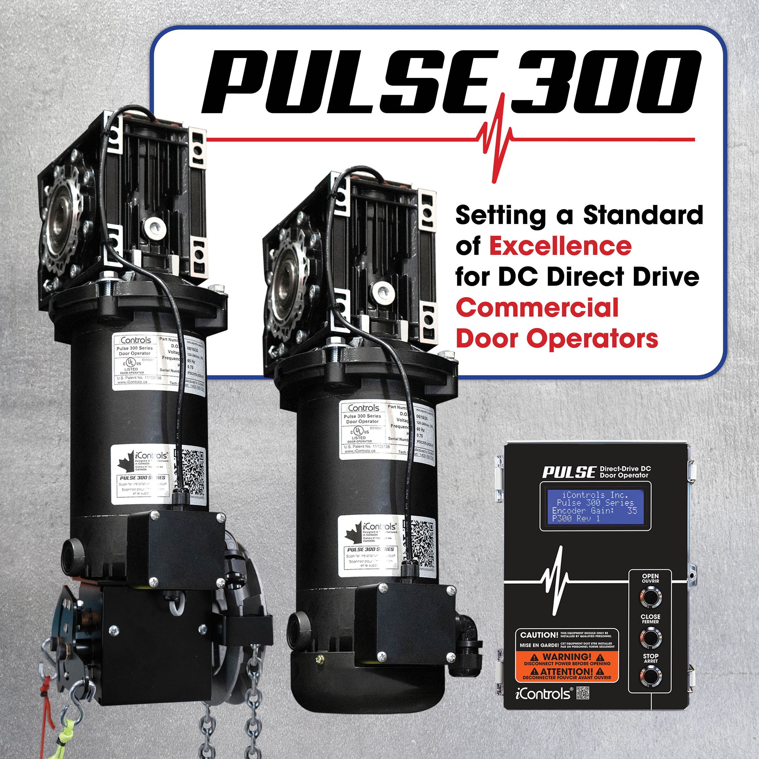 PULSE 300: Setting a standard of excellence for DC commercial door operators