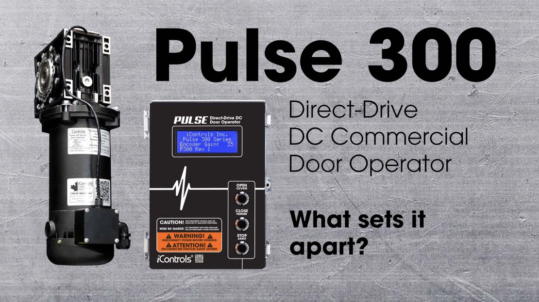 PULSE 300: speed, strength and safety in one exceptional commercial door operator
