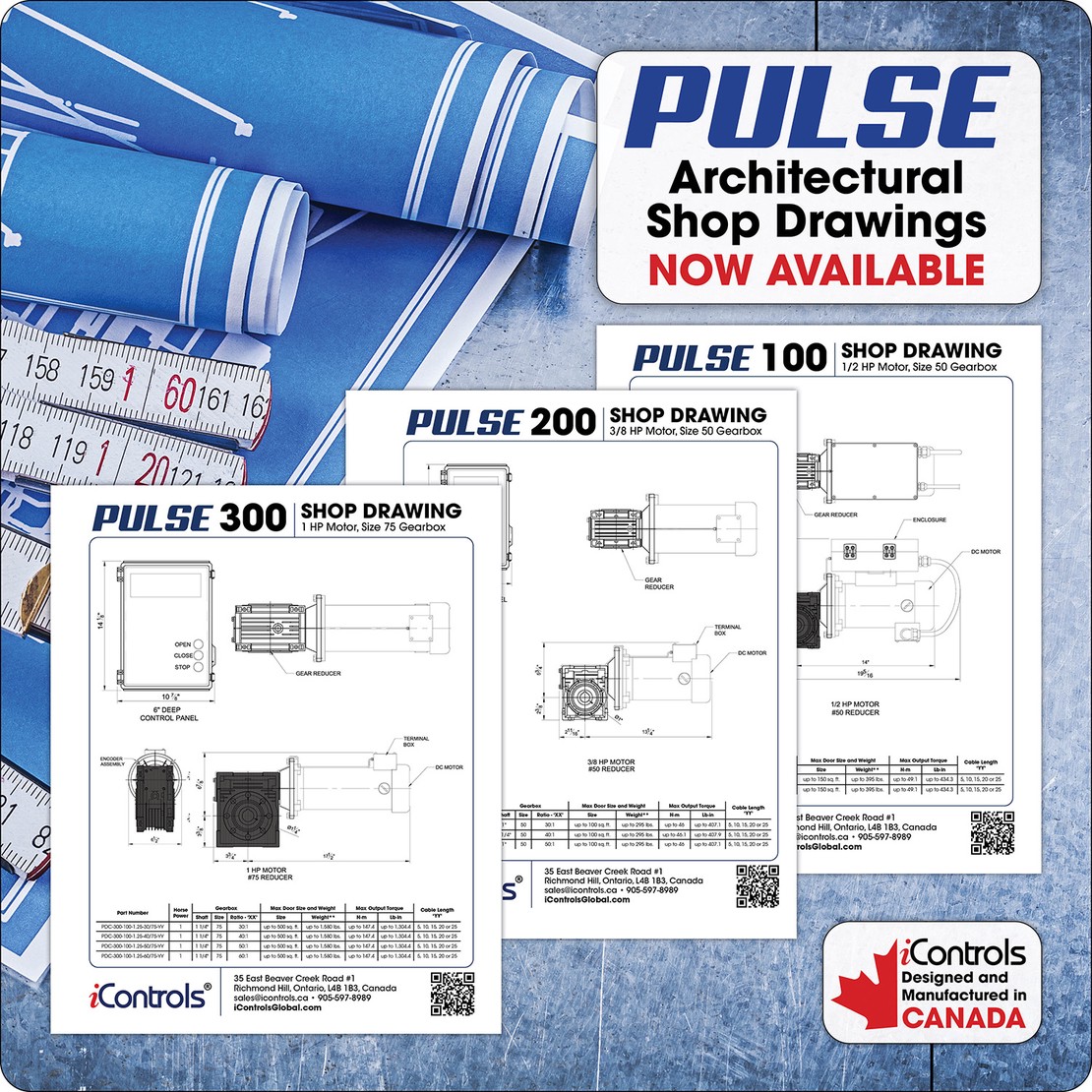 PULSE CAD shop drawings now available