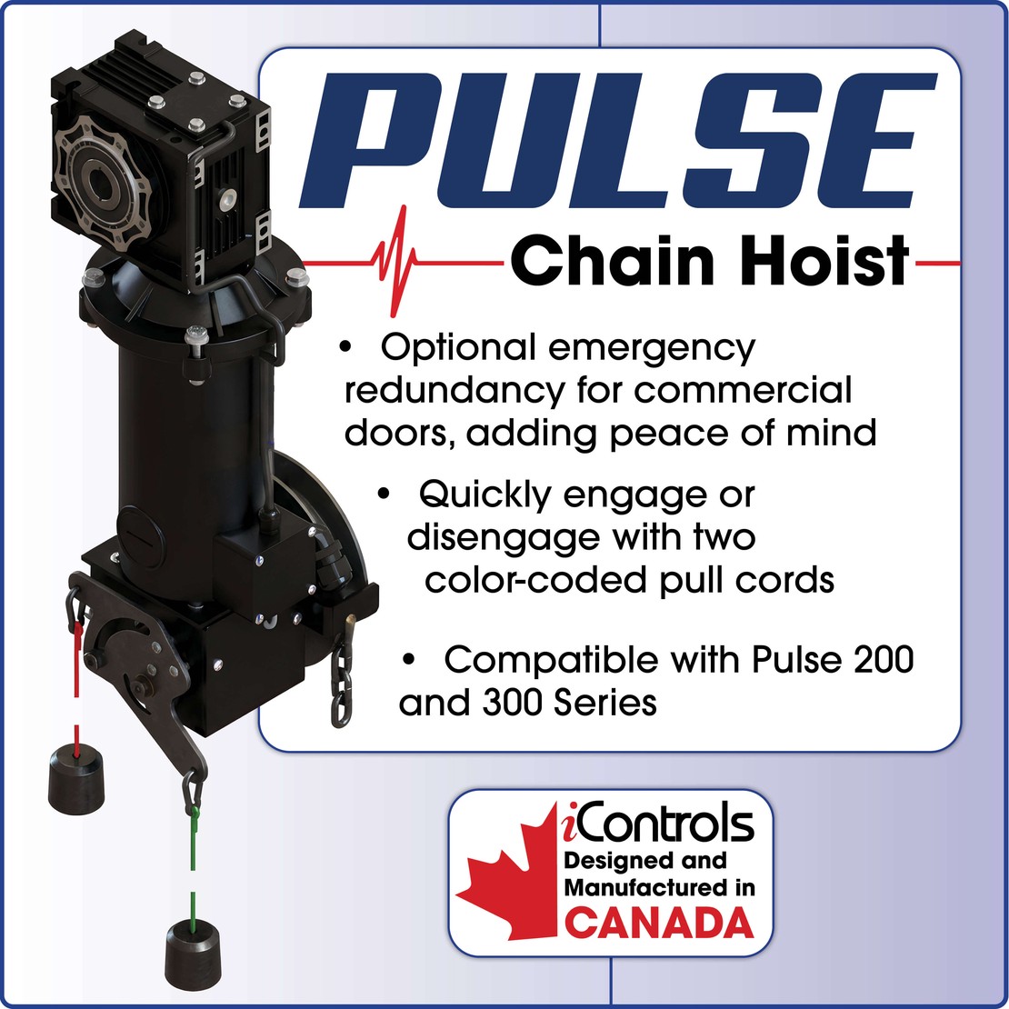 Added Peace of Mind with the PULSE Commercial Chain Hoist