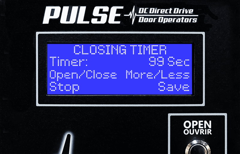 Programmable Closing Timer Programmable Closing Timer