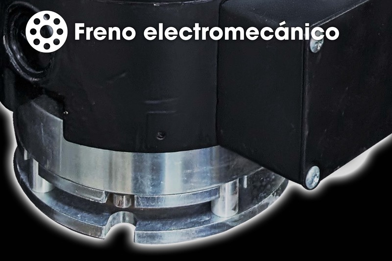 Freno electromecánico incluido