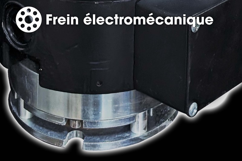 Frein électromécanique inclus Frein électromécanique inclus