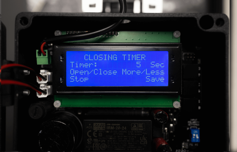 Programmable Closing Timer Programmable Closing Timer