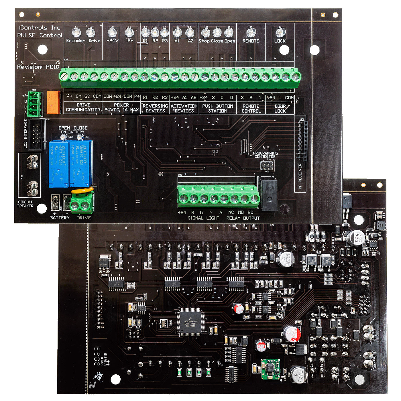 Placa de control serie PULSE 500 para codificador de montaje lateral